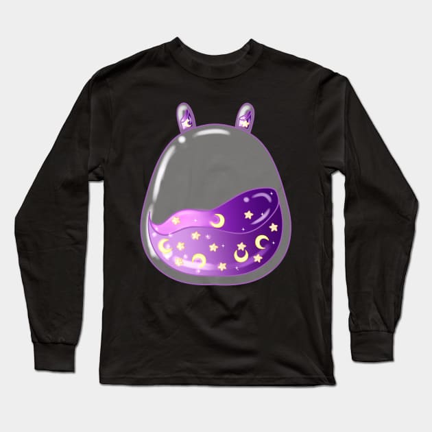 Halloween Boba Bunny Long Sleeve T-Shirt by CITROPICALL